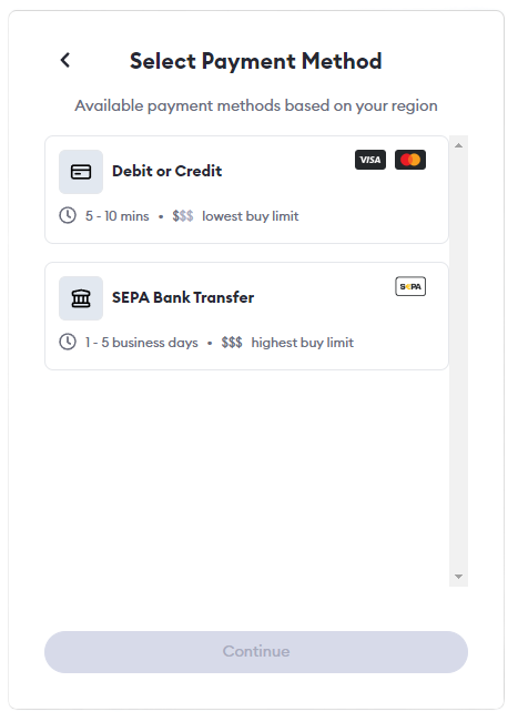 Méthode paiement MetaMask Méthode paiement MetaMask