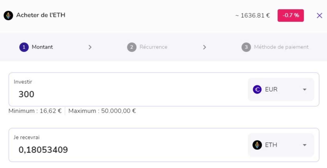 Acheter ETH Feel Mining