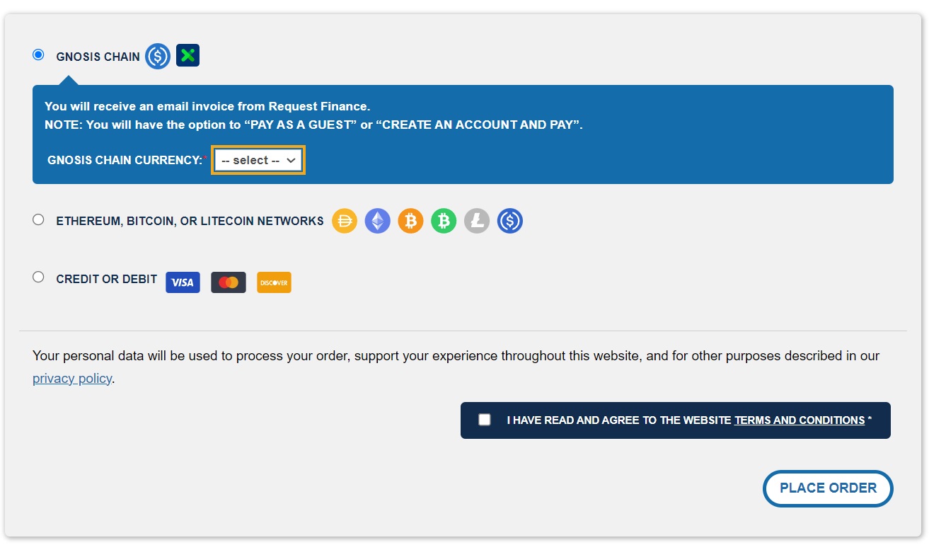 Procéder à un paiement sur RealT Procéder à un paiement sur RealT