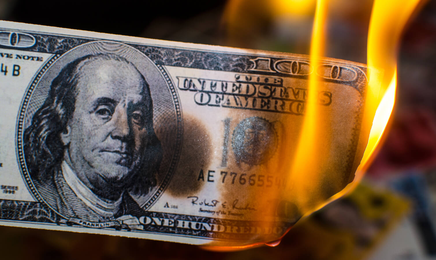 Dollar Américain Brule Dollar Américain Brule