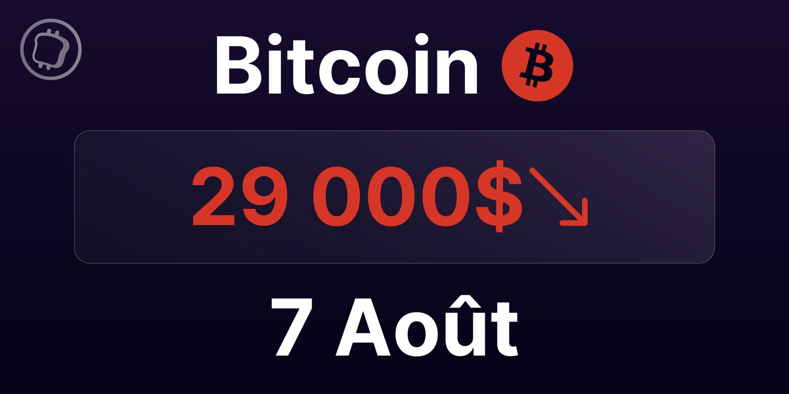 Les 30 000 $ infranchissables ? Le Bitcoin clôture la semaine dans le rouge – Analyse du BTC le 7 août 2023