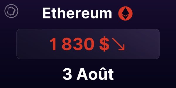 L'Ethereum réalise sa plus mauvaise performance de l'année – Analyse ETH du 3 août 2023