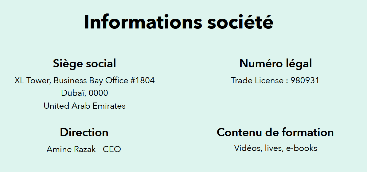 Siège social Futures infinity Siège social Futures infinity