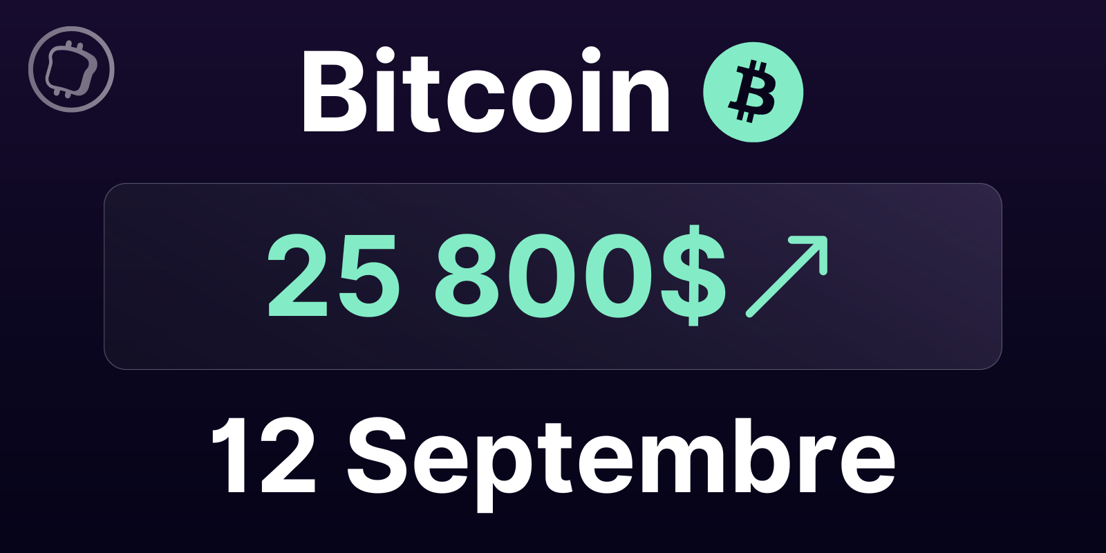 Le Bitcoin invalide toute la baisse d'hier - La correction est-elle terminée ? Analyse du BTC le 12 septembre 2023