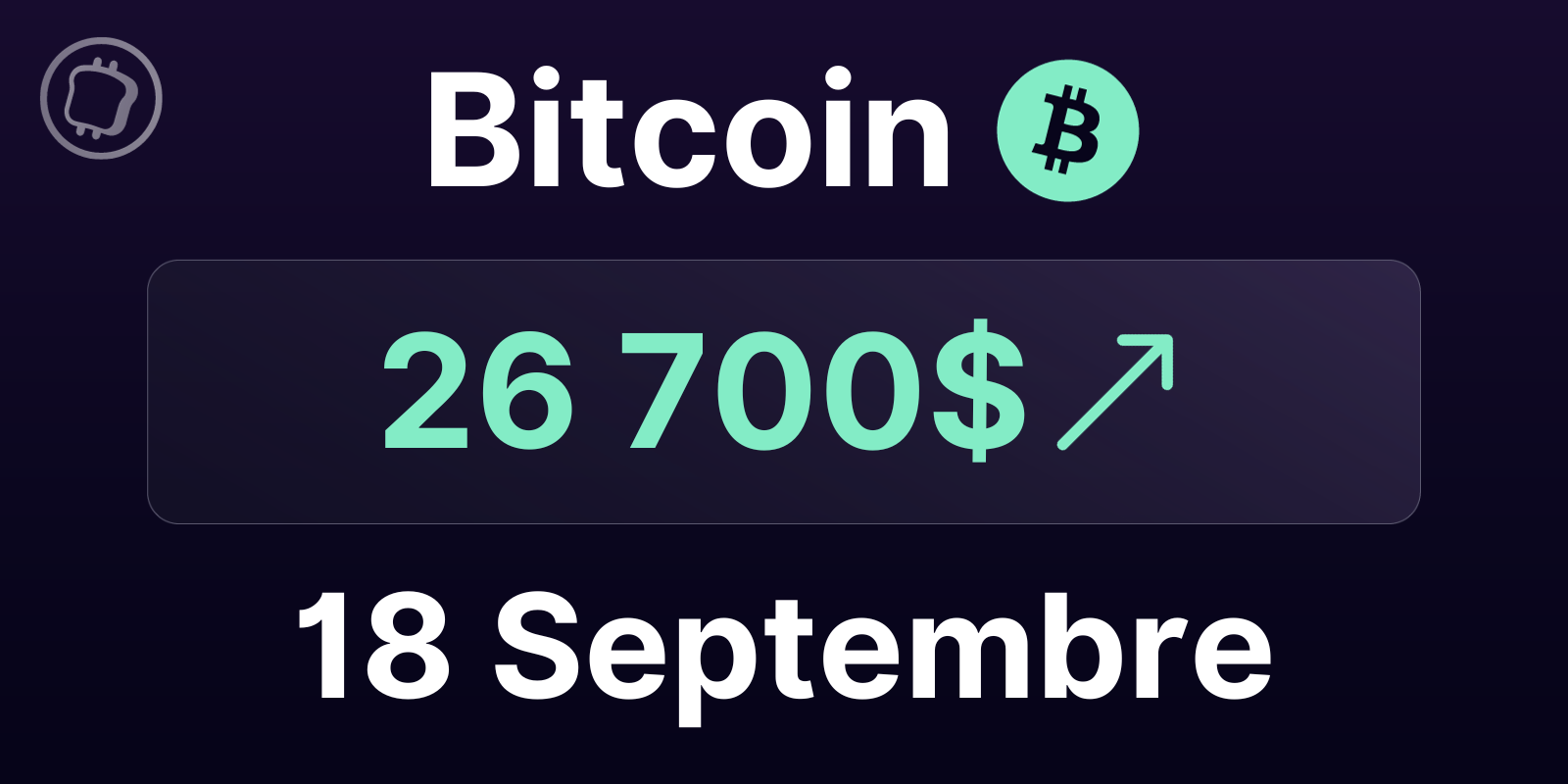 Le Bitcoin validera-t-il ce signal haussier ? - Analyse du BTC le 18 septembre 2023