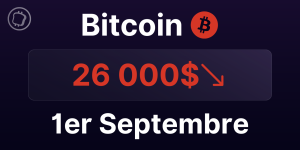 Le Bitcoin réalise son pire mois de l'année suite aux décisions de la SEC ! Analyse du BTC le 1er septembre 2023