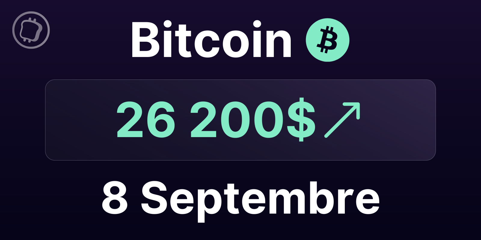 En légère hausse, le Bitcoin se confronte à ses résistances - Analyse du BTC le 8 septembre 2023