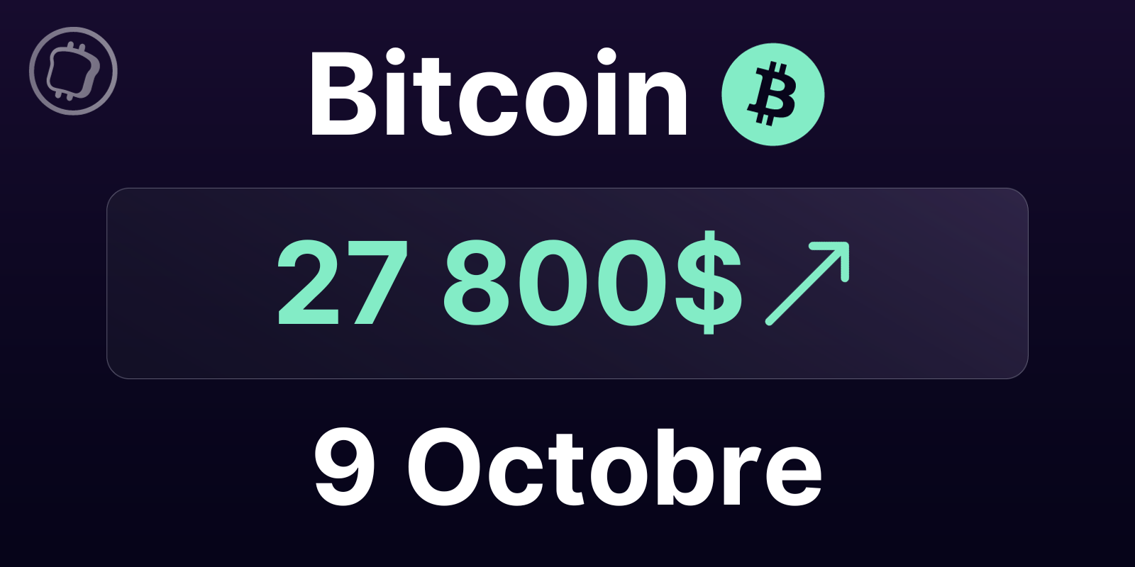 Le Bitcoin clôture sa semaine dans le rouge - Vers une nouvelle baisse à venir ? Analyse du BTC le 9 octobre 2023