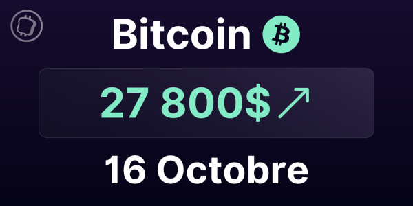 Le Bitcoin parviendra-t-il cette fois à repasser les 28 000 $ ? Analyse du BTC le 16 octobre 2023