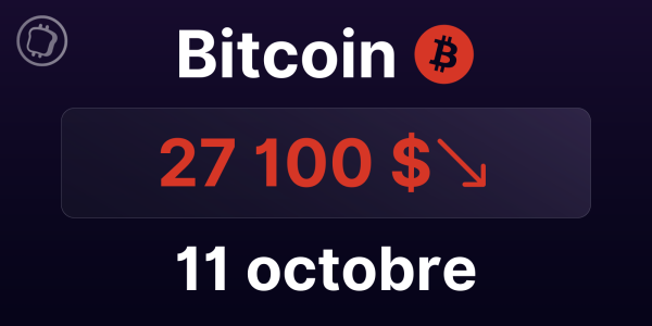 Le Bitcoin perd un support important - Nouvelle chute à venir ? Analyse du BTC le 11 octobre 2023