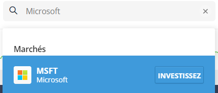 Acheter Action Microsoft MSFT Acheter Action Microsoft MSFT