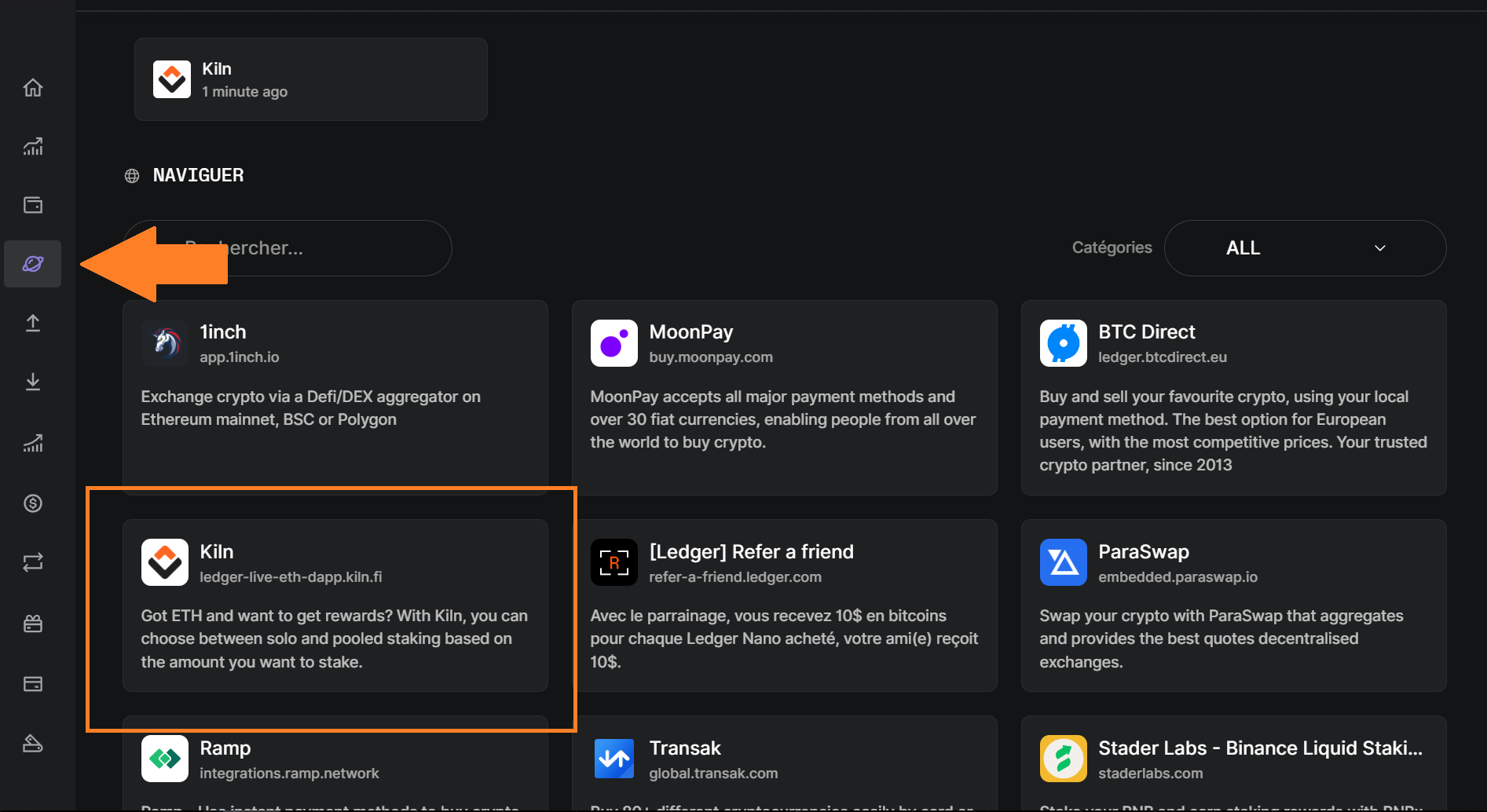 Staker des ETH avec Kiln depuis Ledger Live Staker des ETH avec Kiln depuis Ledger Live