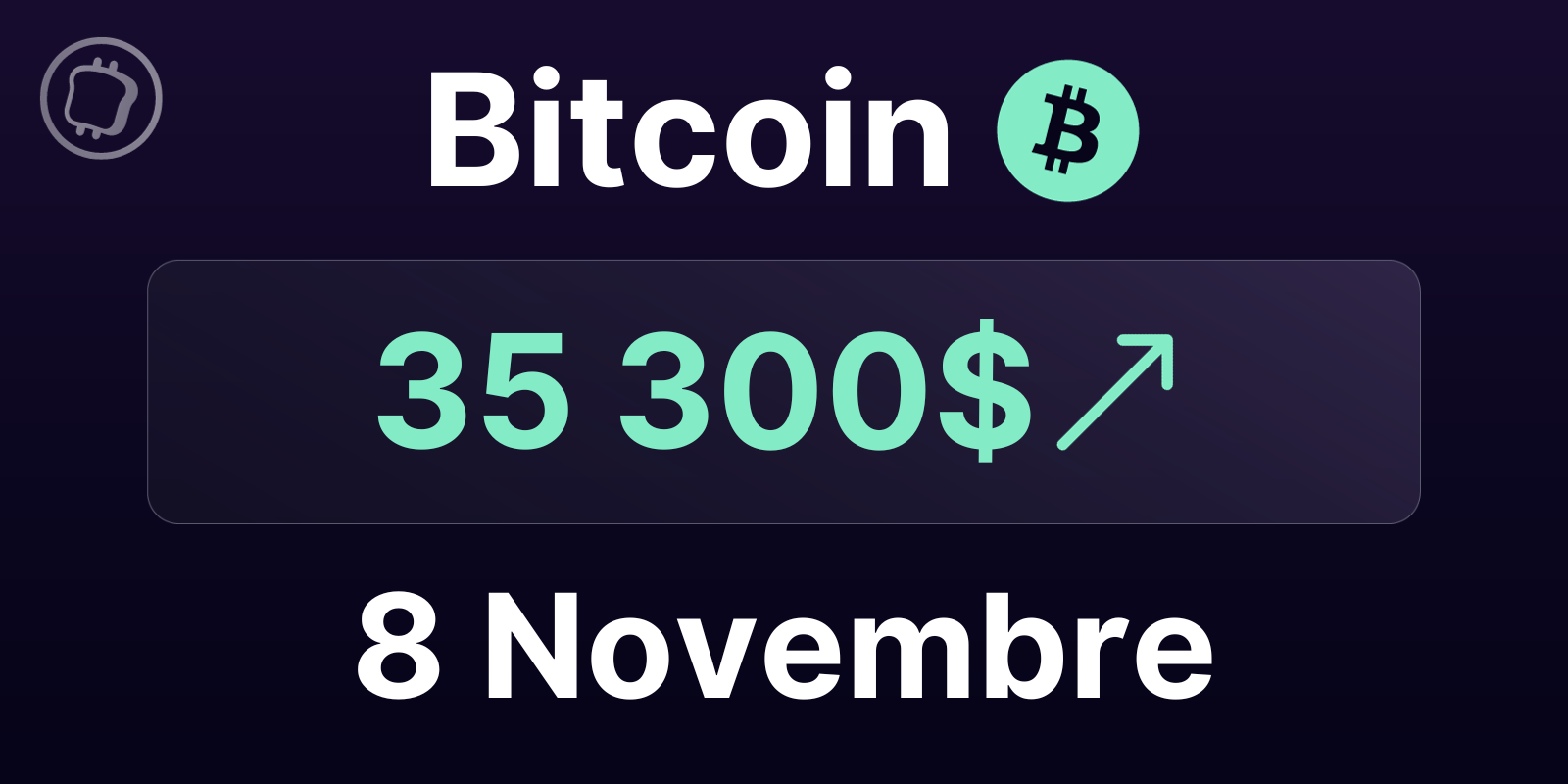 Le Bitcoin en route vers un nouveau record de prix annuel ? Analyse du BTC le 8 novembre 2023