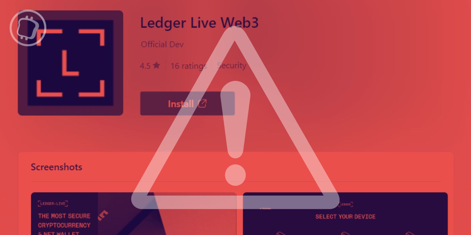 Vol de cryptomonnaies : un faux Ledger Live sur le Microsoft Store entraîne 588 000 $ de pertes