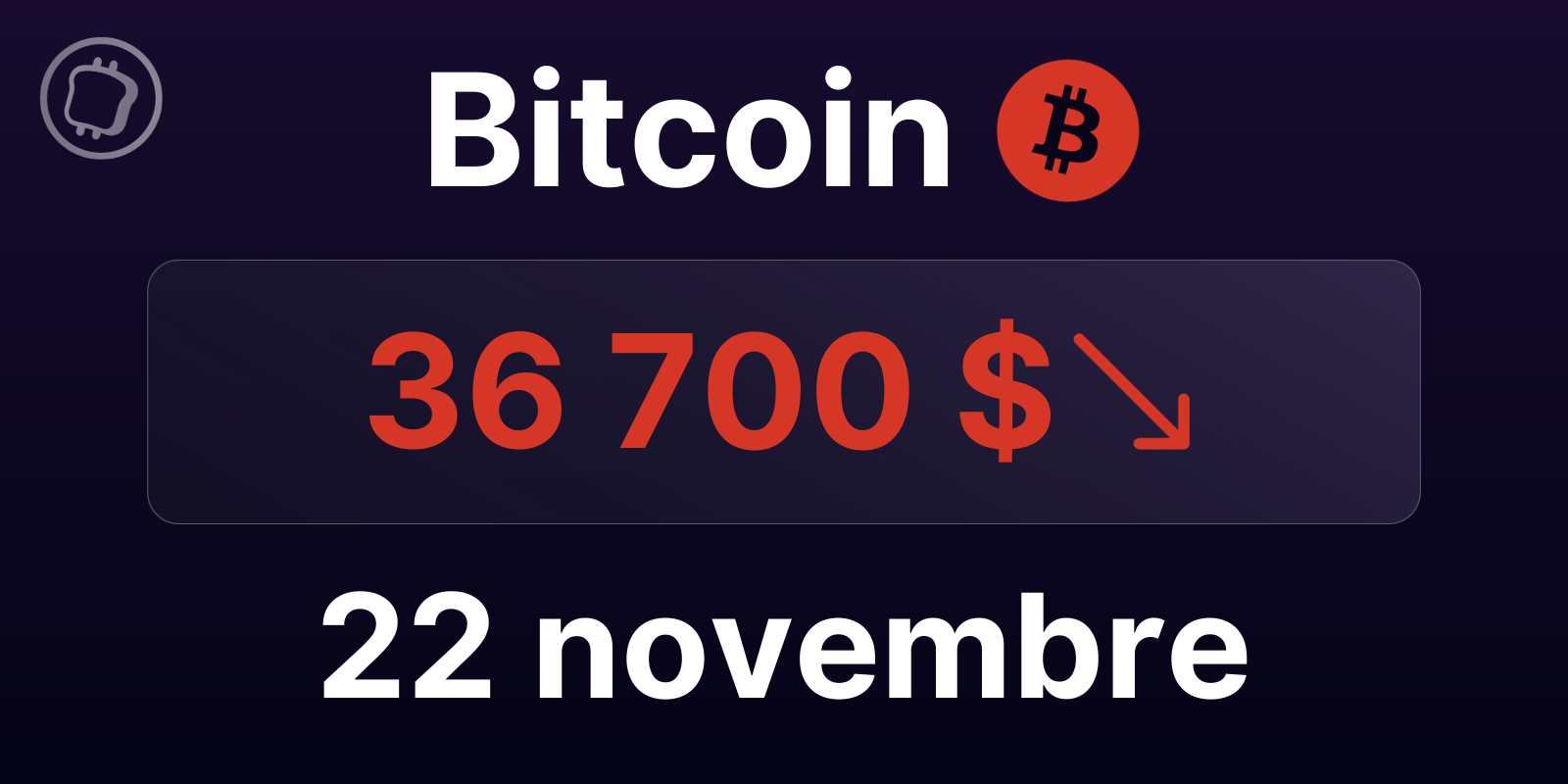 Malgré les actualités de la veille, le Bitcoin résiste. Analyse du BTC le 22 novembre 2023