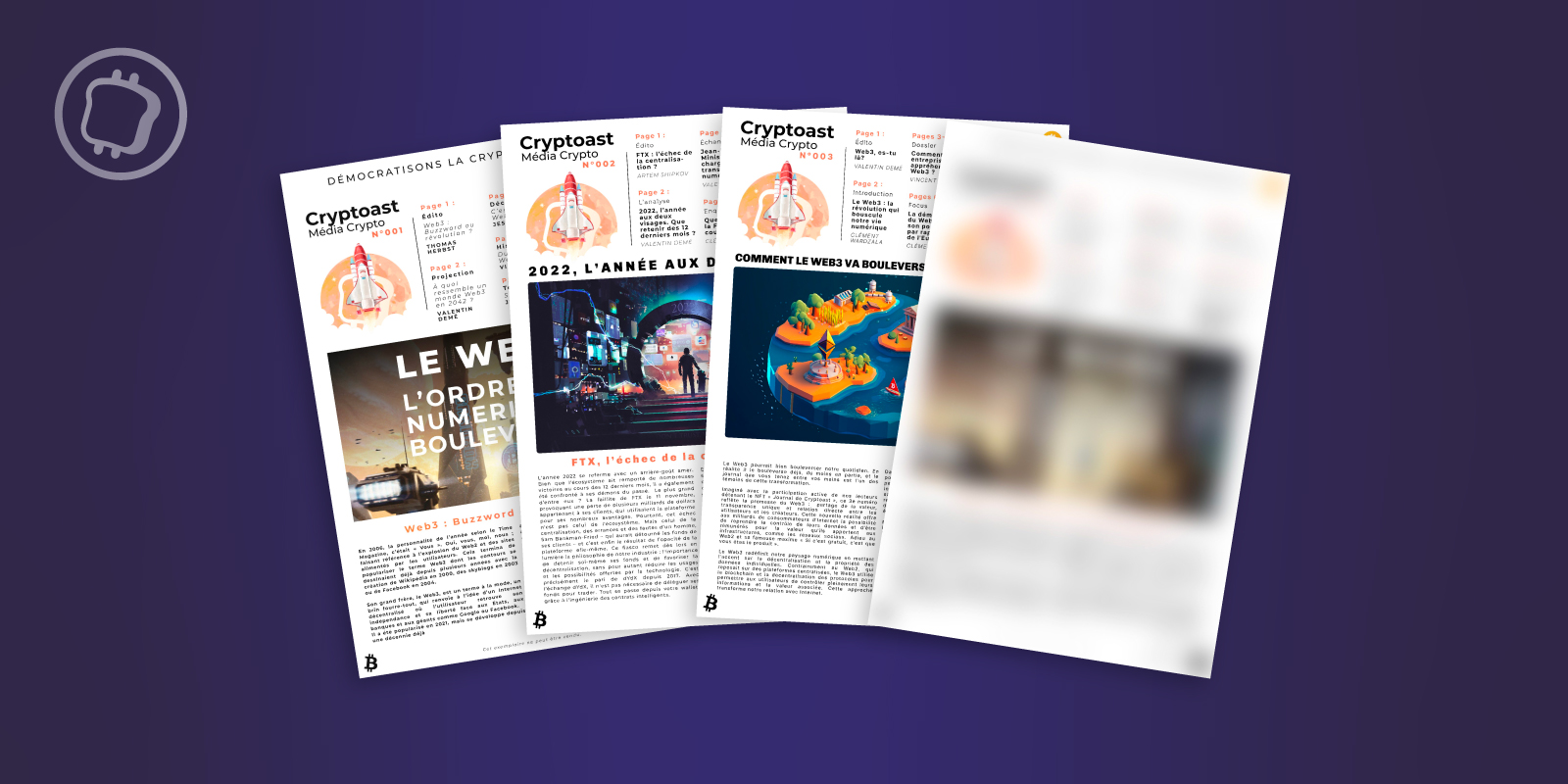 Précommandez le prochain journal de Cryptoast, co-réalisé avec les membres de sa DAO