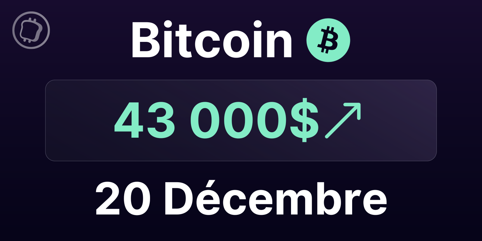 Le Bitcoin conserve ses supports et vise un nouveau record de prix annuel - Analyse du BTC le 20 décembre 2023