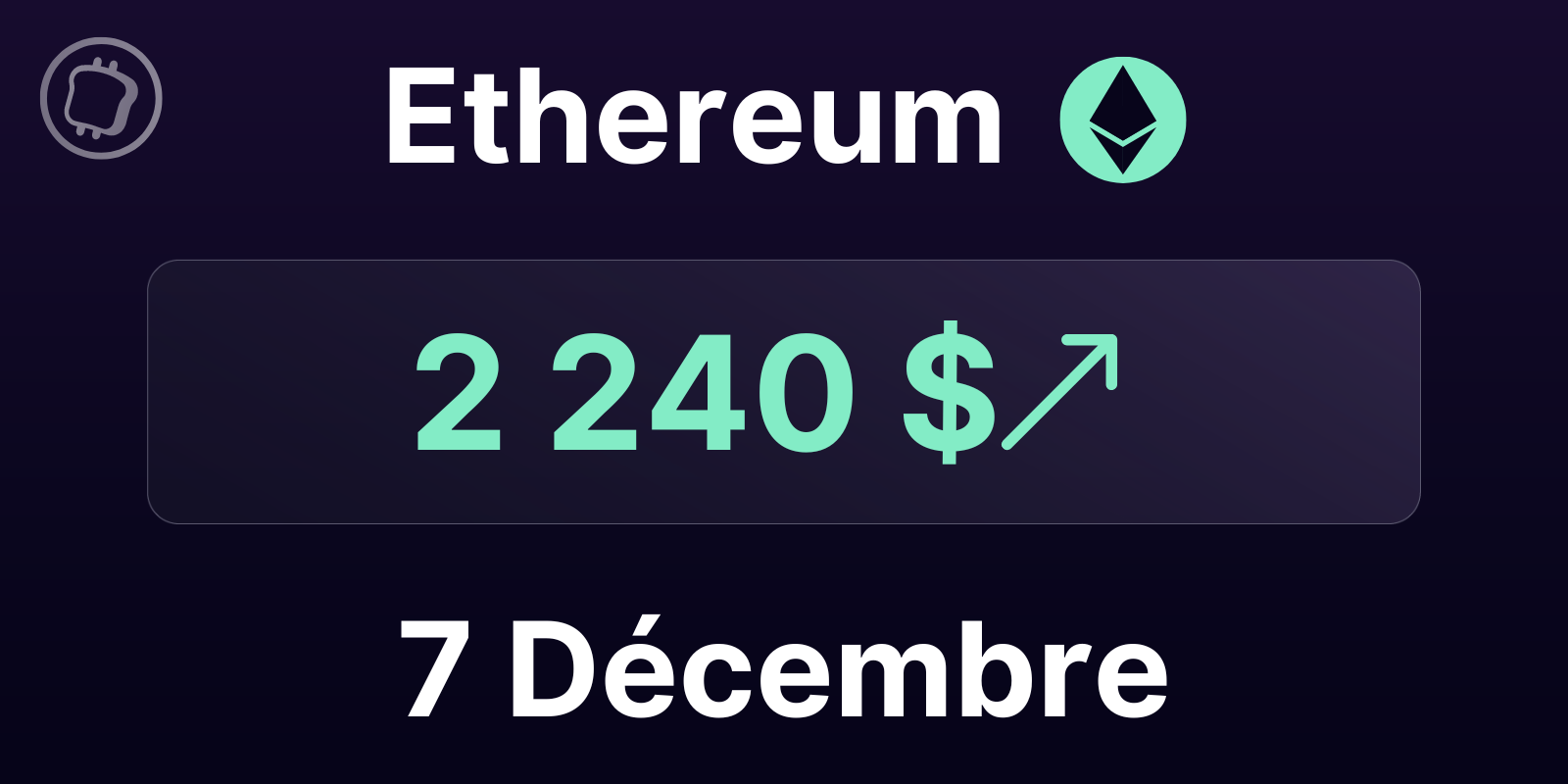 L'Ethereum réalise un nouveau record de prix annuel - Jusqu'où peut-il monter ? Analyse ETH du 7 décembre 2023