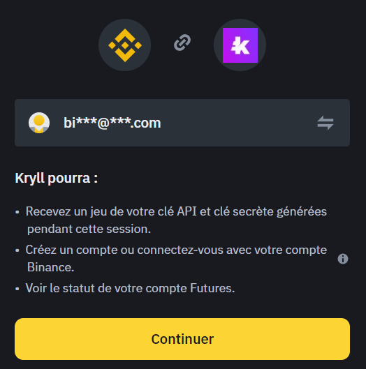 Binance Kryll API Binance Kryll API