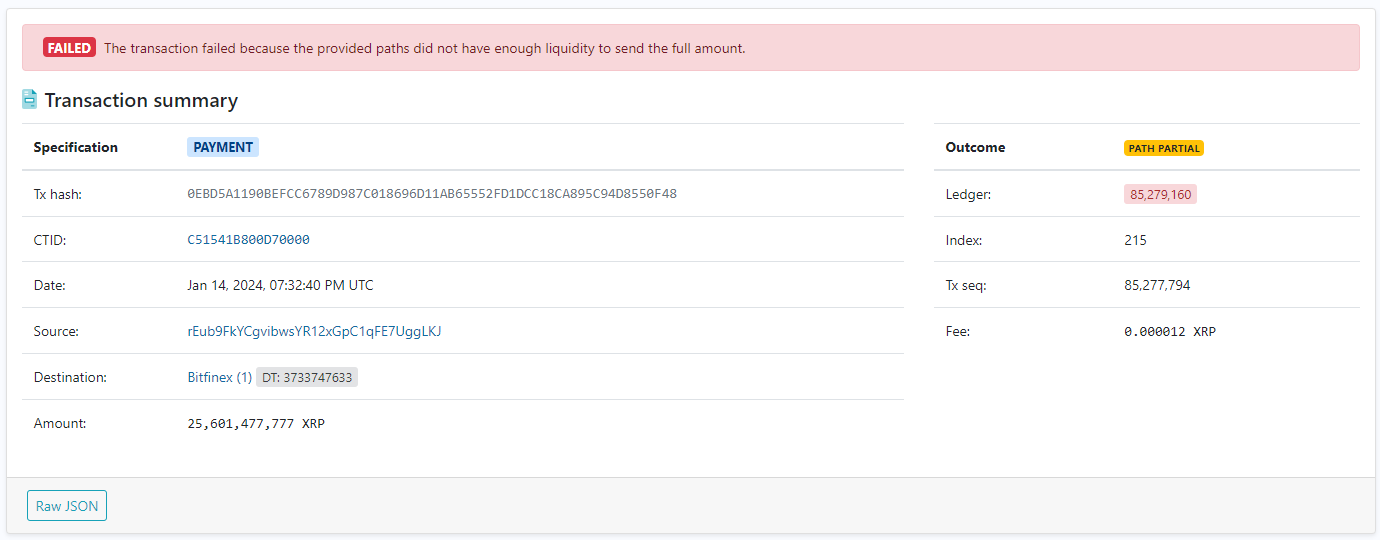 Transaction Ripple Transaction Ripple