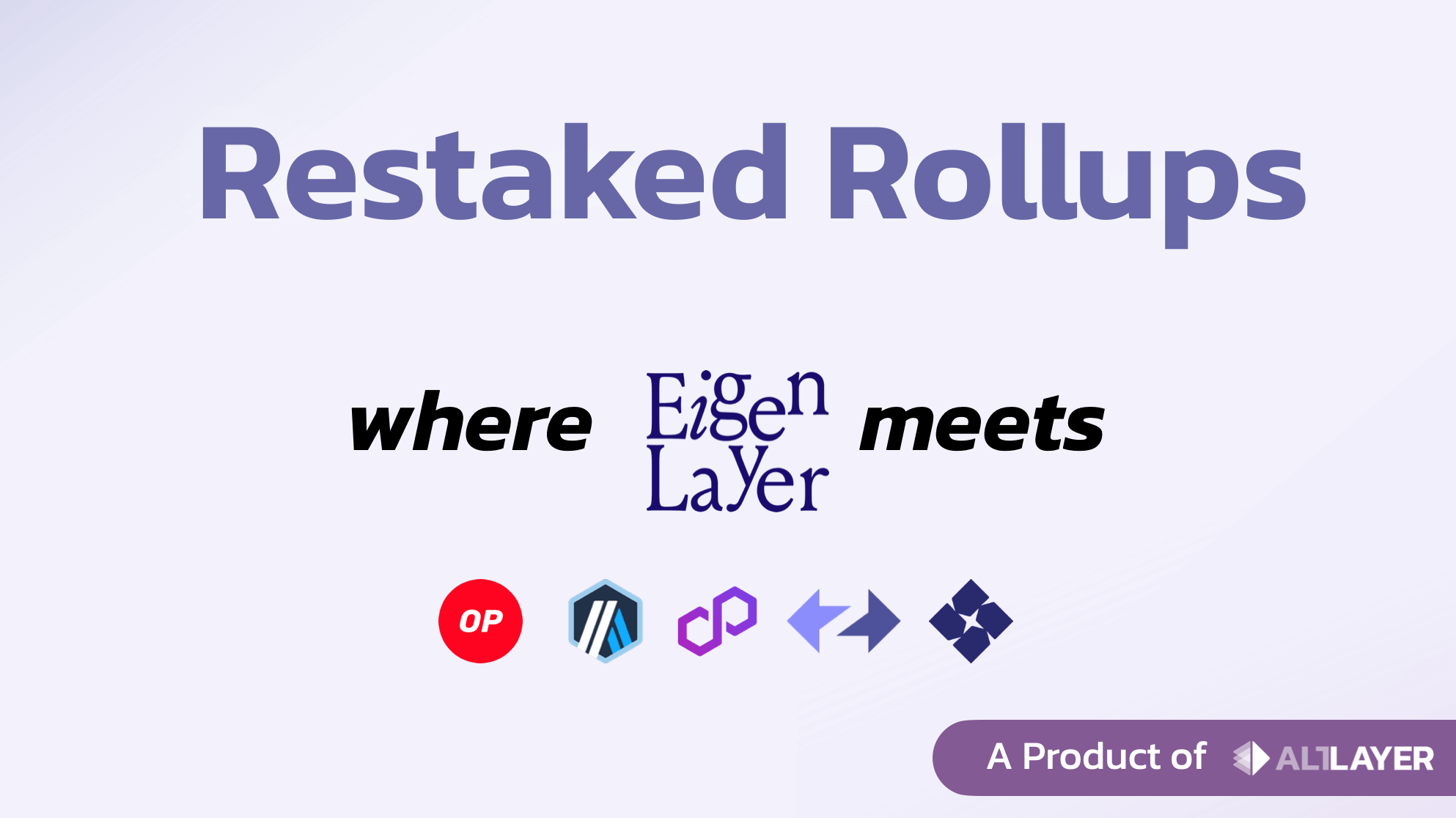 Restaked Rollups AltLayer Restaked Rollups AltLayer