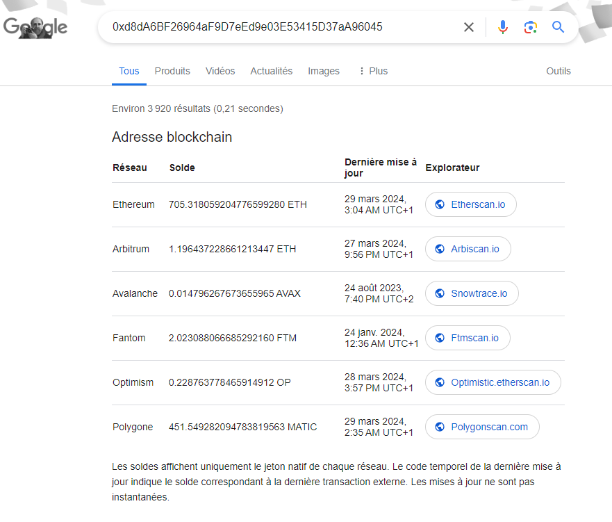 Résultats Google Vitalik