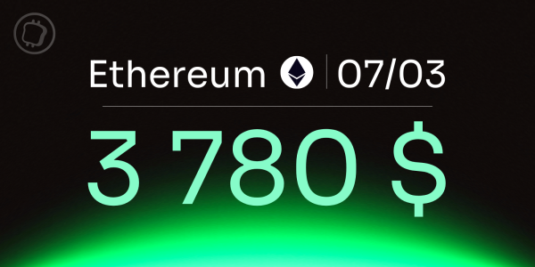 L'Ethereum (ETH) poursuit son ascension vers les 4 000 $ - Analyse ETH du 7 mars 2024