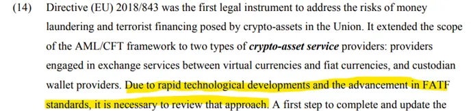 Développement technologique cryptos