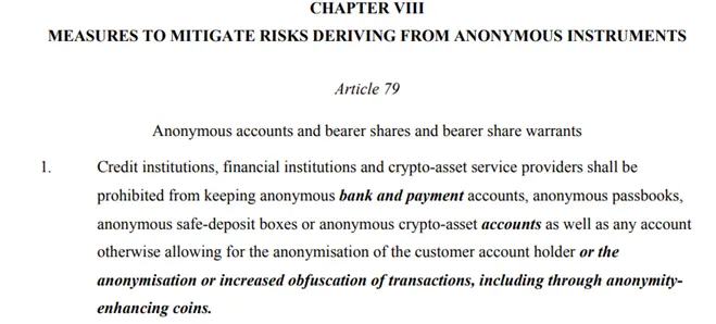 Mitigation risques crypto confidentalité renforcée