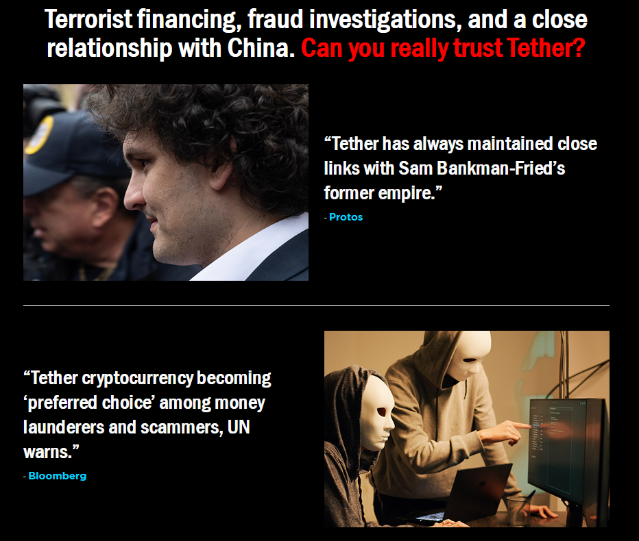 Consumers research accusations Tether USDT Consumers research accusations Tether USDT