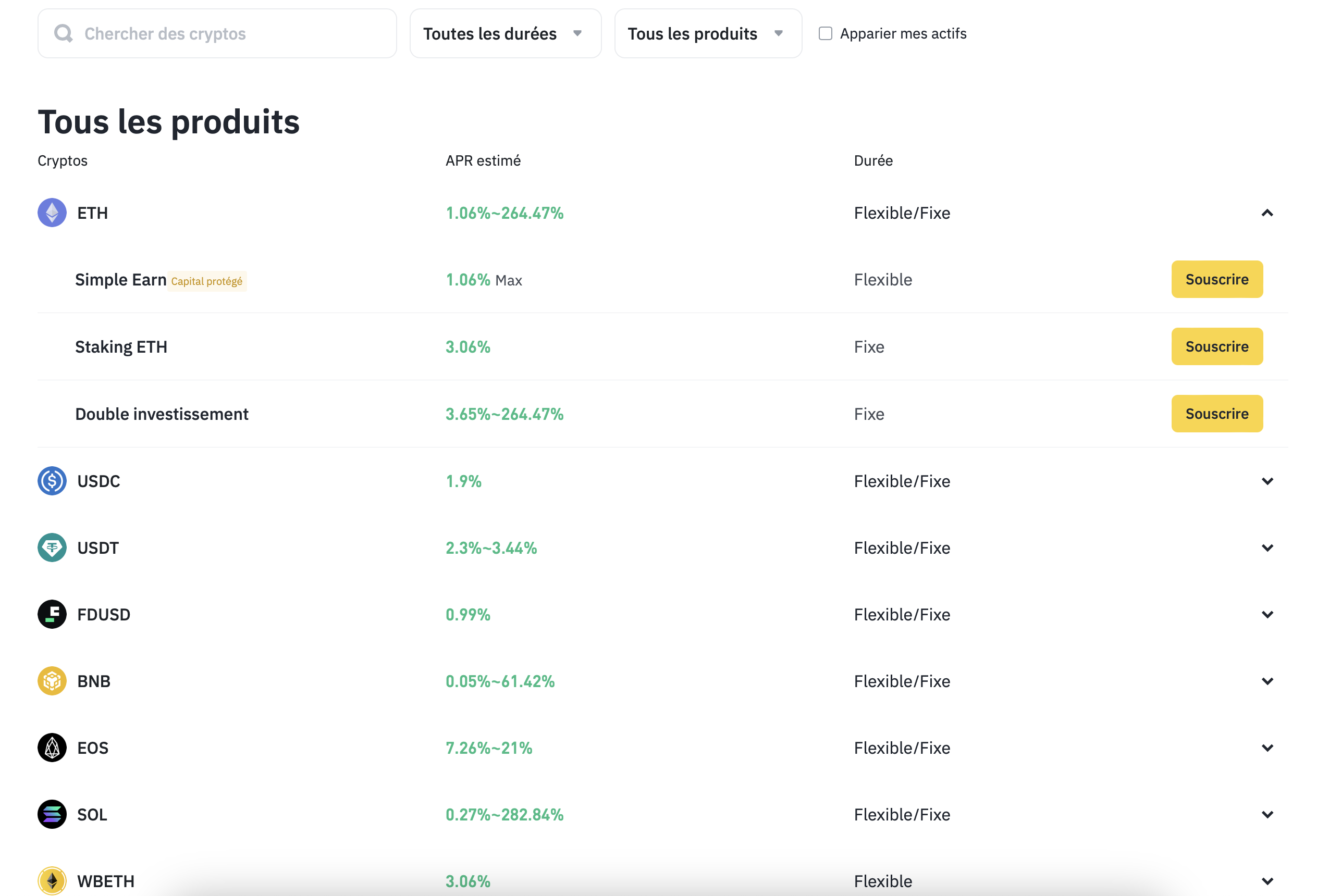 Binance Earn Staking