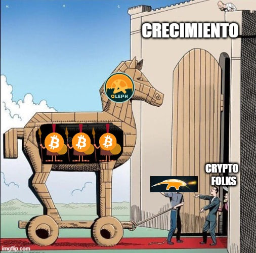 mème illustrant la prise de la citadelle des bitcoiners aux cryptos bros mème illustrant la prise de la citadelle des bitcoiners aux cryptos bros