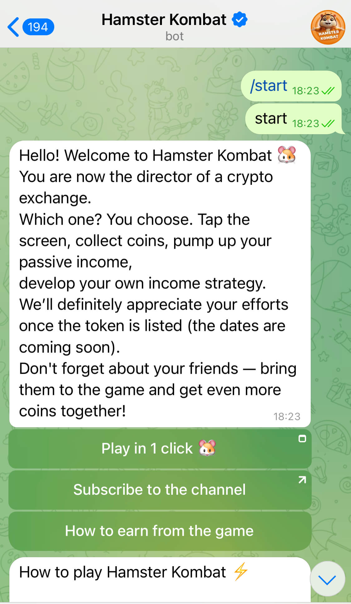 Hamster Kombat Tap to Earn Hamster Kombat Tap to Earn