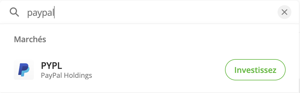 Action PayPal eToro Action PayPal eToro