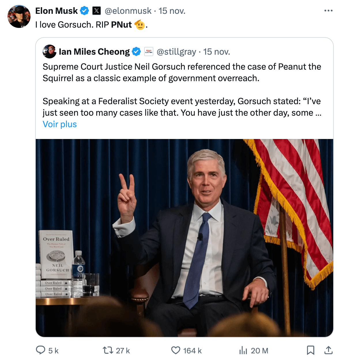 Neil Gorsuch Peanut Neil Gorsuch Peanut