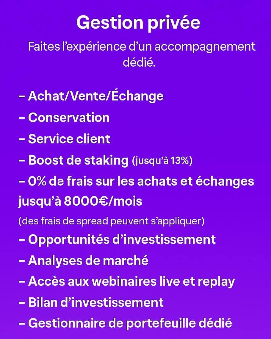 Coinhouse Offre Gestion Privée Coinhouse Offre Gestion Privée