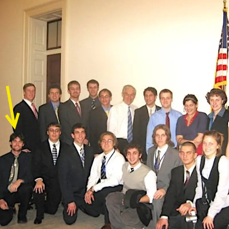 Ross Ulbricht avec Ron Paul Ross Ulbricht avec Ron Paul