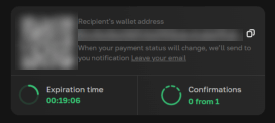 Adresse Paiement EasyNode
