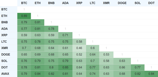 correlation bitcoin altcoin 1 an correlation bitcoin altcoin 1 an