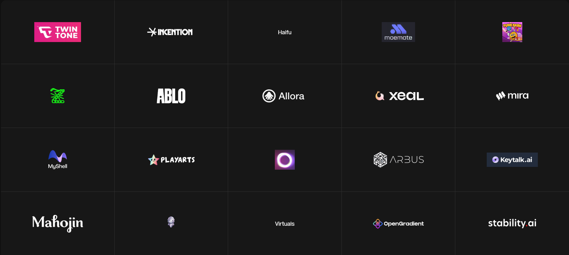 Aperçu projets Story