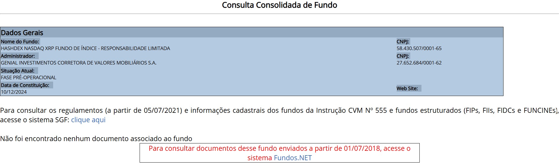 Dépôt de Hashdex pour son ETF XRP