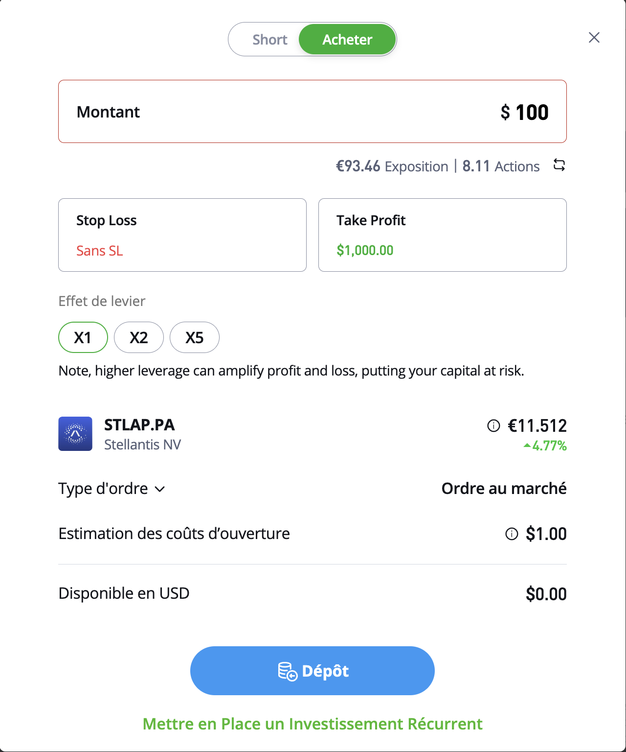 Acheter Action Stellantis STLAP eToro Acheter Action Stellantis STLAP eToro