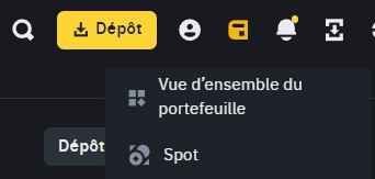Binance Portefeuille Spot