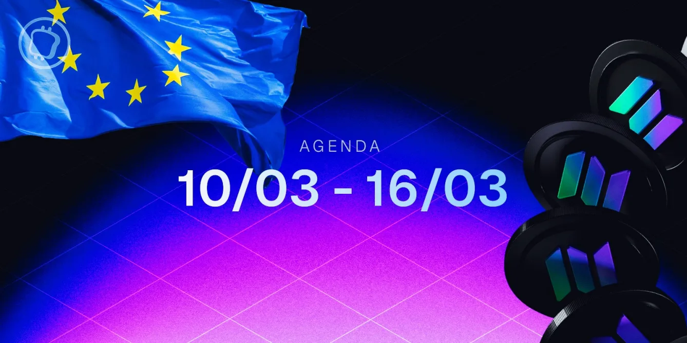 Crypto et Bourse : ce qu'il ne faut pas manquer pour la semaine du 10 au 16 mars