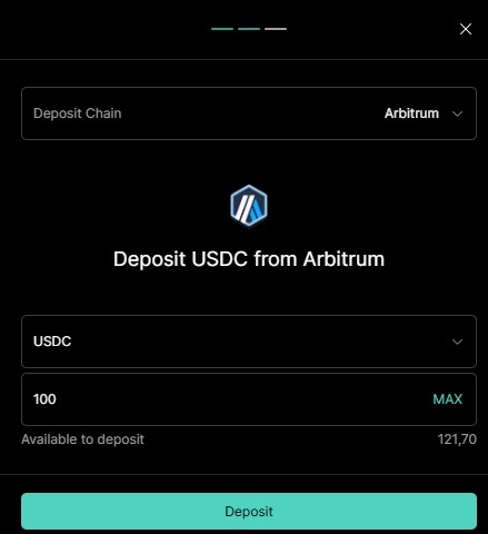 Dépôt USDC Hyperliquid Dépôt USDC Hyperliquid