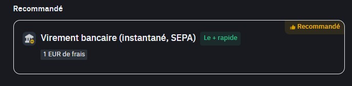 Virement Bancaire Retrait Binance