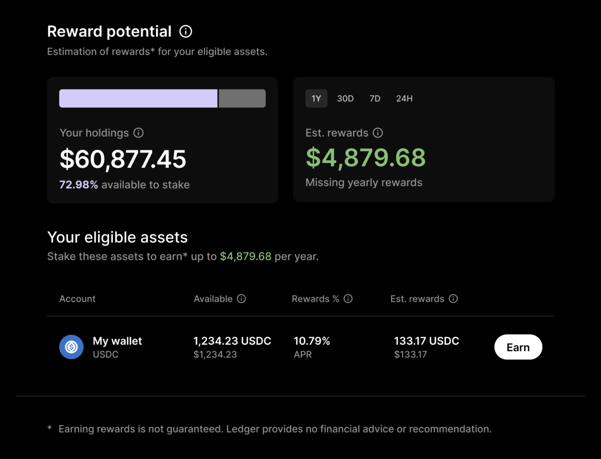 Kiln Ledger stablecoins