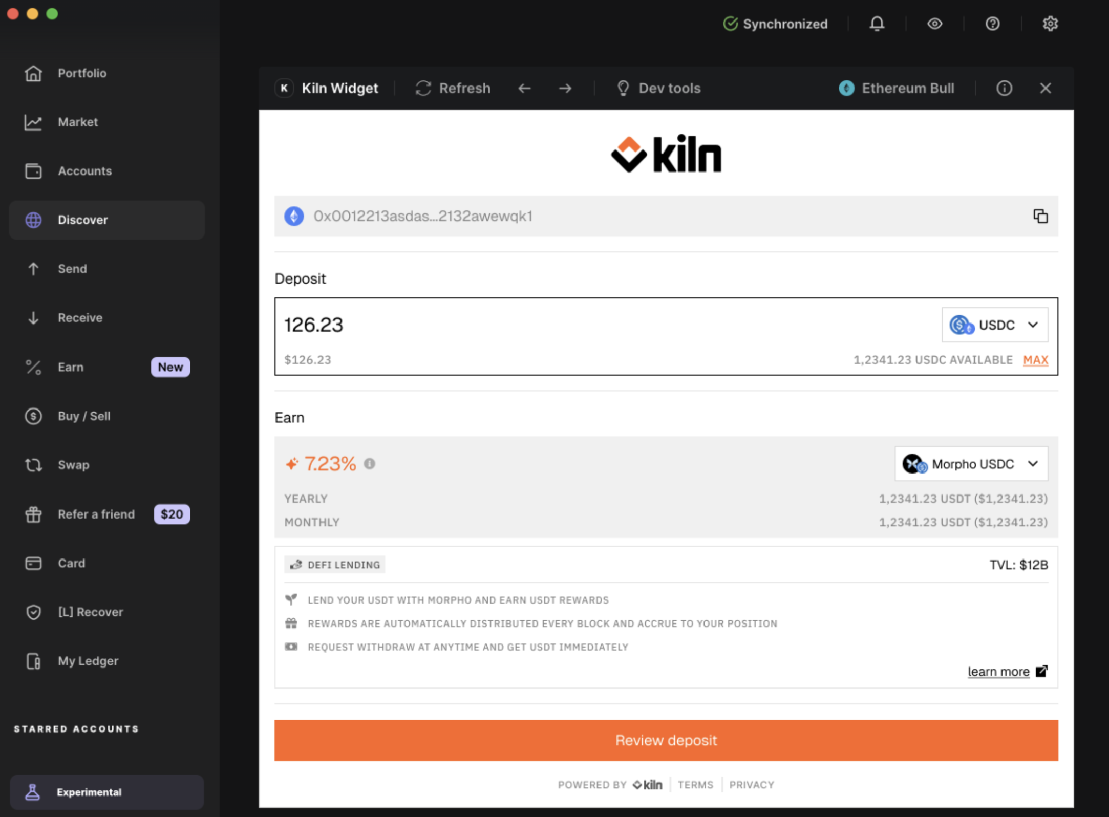 Kiln Ledger staking Kiln Ledger staking