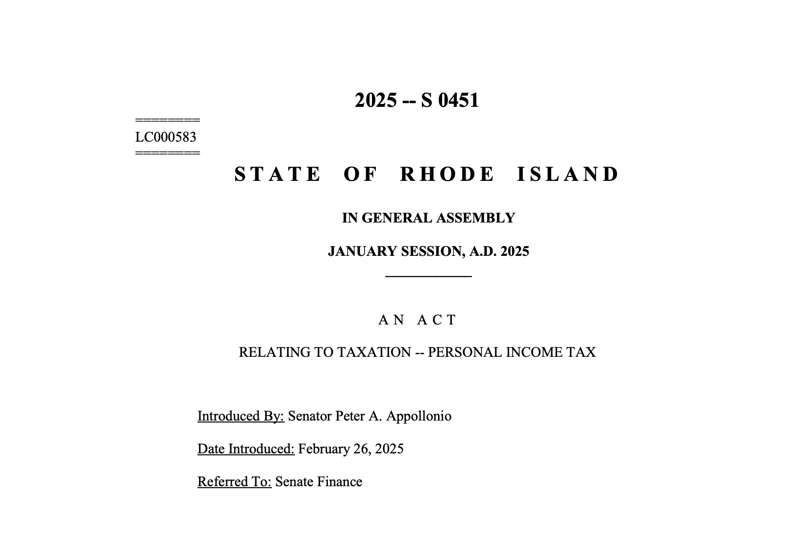 extrait du projet de loi rhode island extrait du projet de loi rhode island