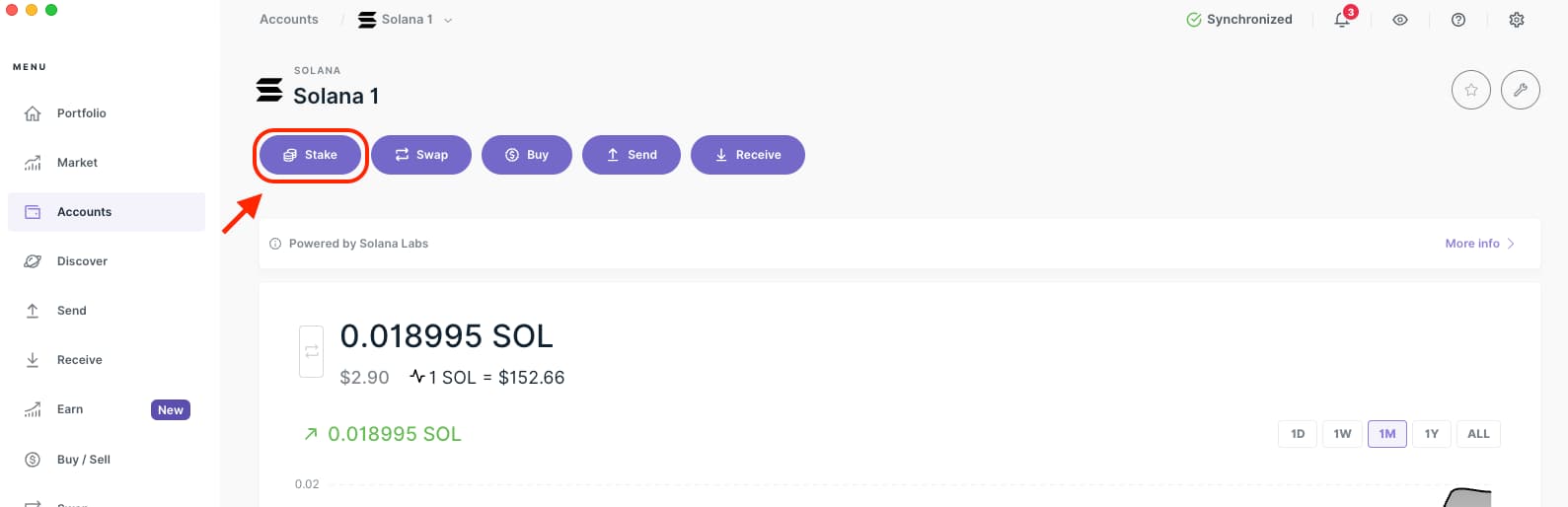 Staking Solana SOL Ledger Staking Solana SOL Ledger